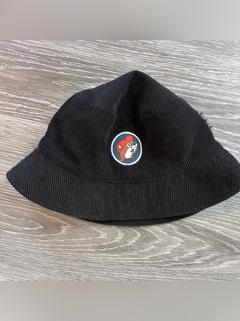 Bucees Bucket Hat Corduroy Black Adult Unisex One Size